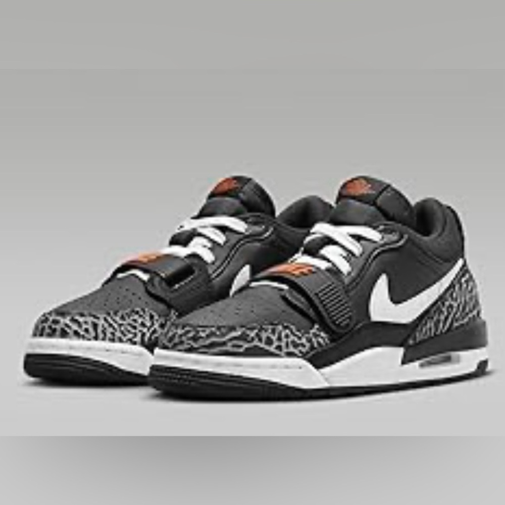 Air Jordan Legacy 312 Low Big Kids' Shoes (CD9054-018 Black/Orange Size 6.5 Y